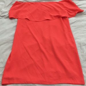Red Charles Henry dress